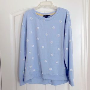 Light Blue Daisy Top